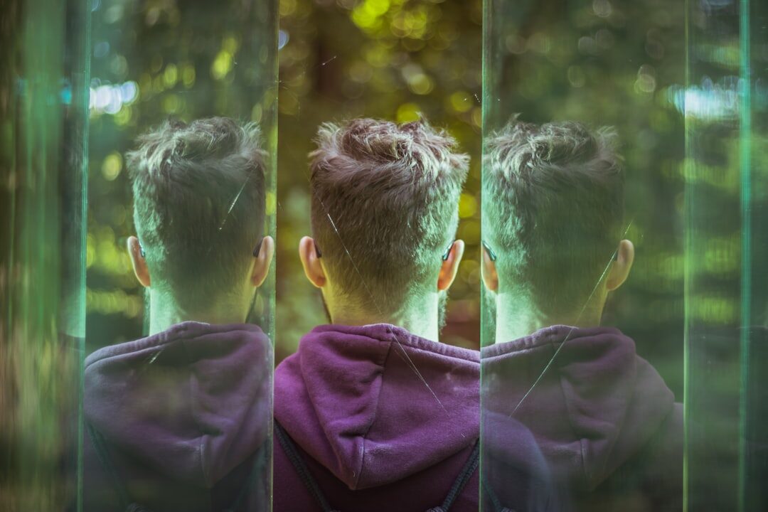 person reflecting on emotions